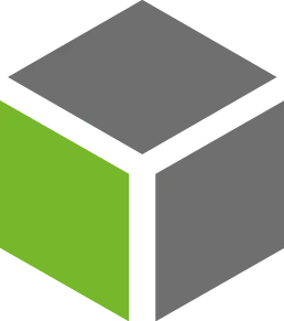 Ein Dreidimensionaler Würfel - IPS Würfel Logo